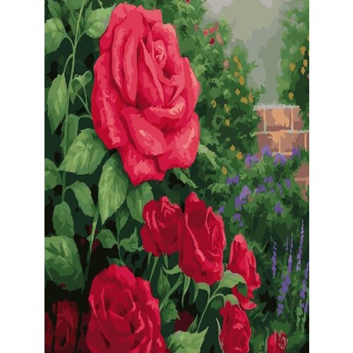 Картина по номерам Розы в саду 40х50 см Hobby Home