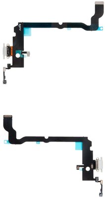 Charging connector / Шлейф с разъемом зарядки для Apple iPhone XS Max, белый