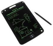 Графический планшет для рисования и заметок LCD Maхvi MGT-01, 8.5”, угол 160°, CR2016, черный