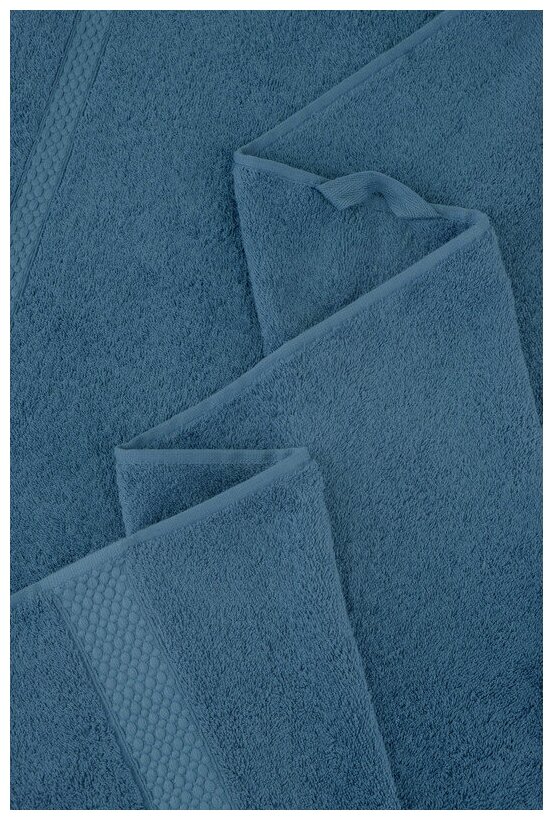 Полотенце TAC/махровое/DANTE/50х90/500 г/м2 ( MAVI, синий) - фотография № 3