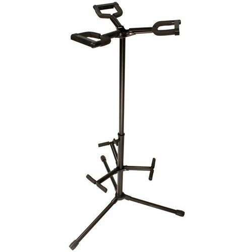 JamStands JS-HG103 стойка для трёх гитар, c регулируемой высотой захвата грифов, черная