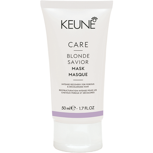 Keune Care Blonde Savior Mask Восстанавливающая маска для осветлённых волос Безупречный Блонд, 50 мл