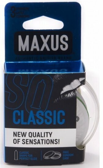 Презервативы Maxus Air Classic, 3 шт.