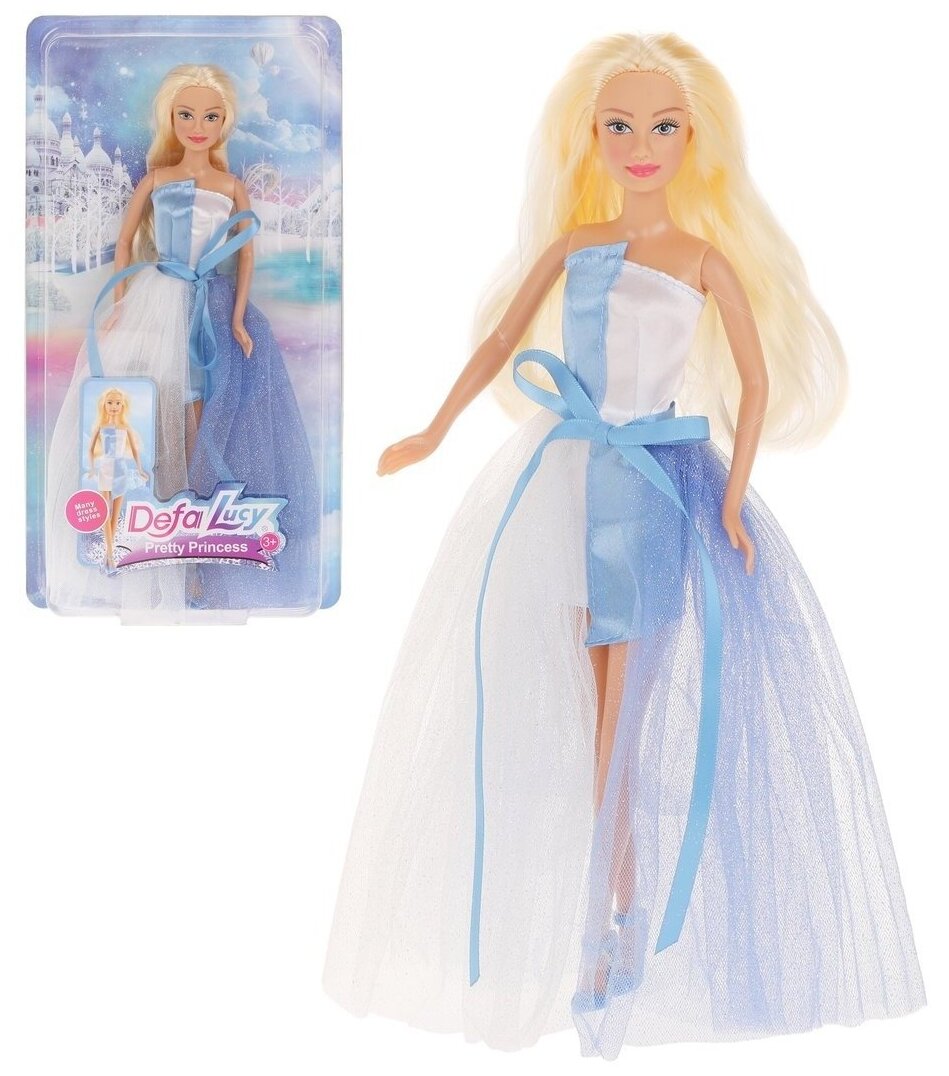 Кукла Дефа Люси "Принцесса" (в голубом пышном платье, 29 см) 443537