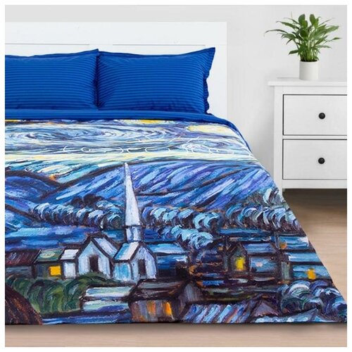 фото Постельное белье "этель" 2 сп van gogh 175*215 см, 200*220 см, 50*70 см - 2 шт этель 5388937 .