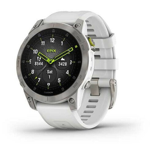 Смарт-часы Garmin Epix Gen 2 Sapphire - White Titanium 010-02582-21 8560000₽