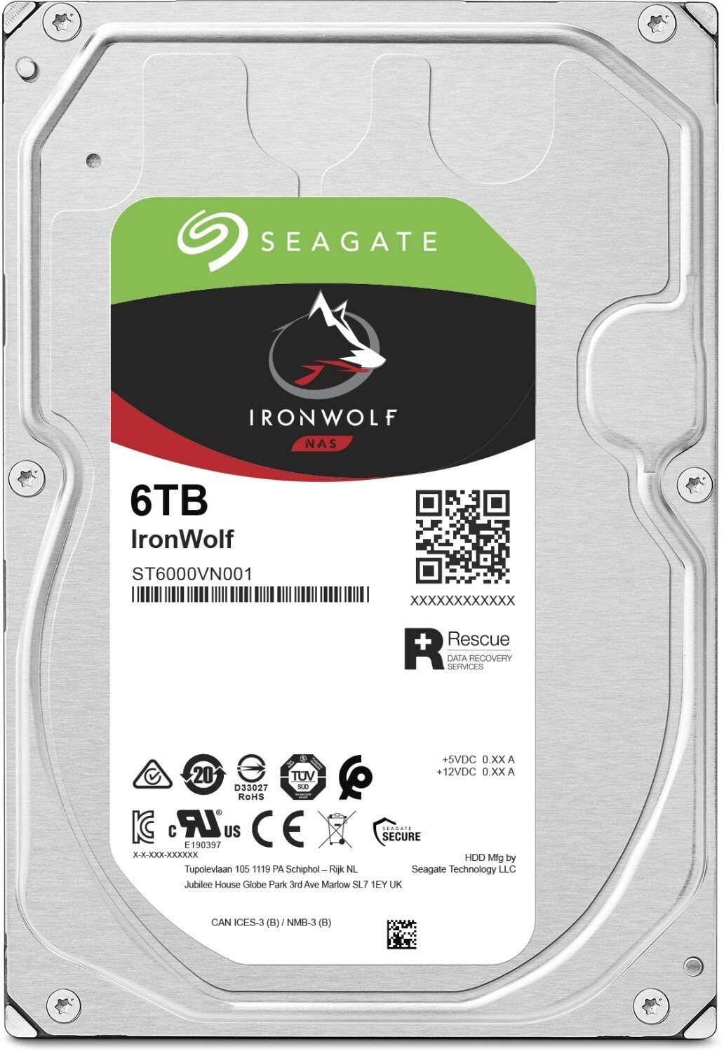 Жесткий диск SEAGATE Ironwolf , 6Тб, HDD, SATA III, 3.5" - фото №6