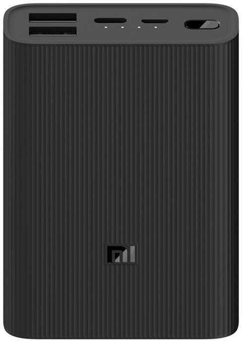 Внешний аккумулятор 10000mAh Xiaomi Mi Power Bank 3 Ultra Compact Black (BHR4412GL)