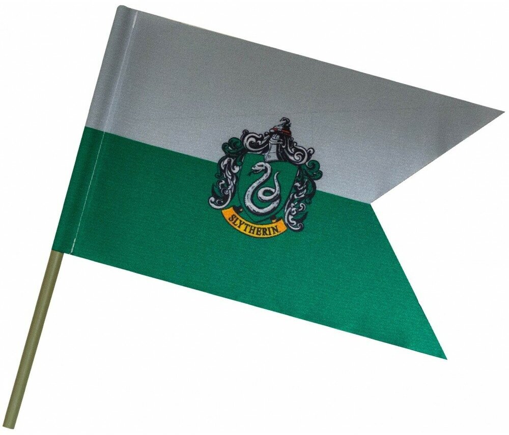Sihir Dukkani Флаг Гарри Поттер Слизерин FLS27, зелeный - фотография № 7