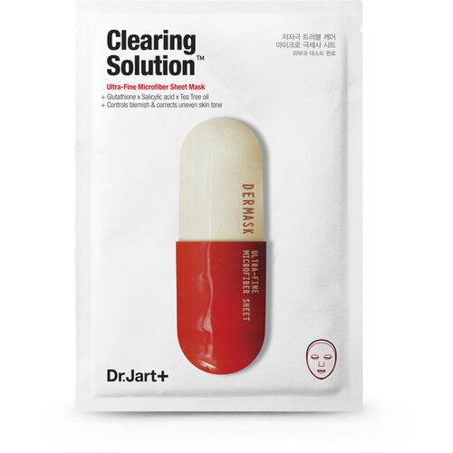 dr jart омолаживающая маска капсулы красоты wrinkless solution 28 гр х 5 шт dr jart dermask Dr. Jart+ Очищающая маска «Капсулы красоты» 27 гр