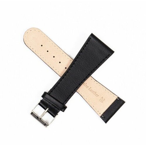 фото Ремешок для часов, мужской, 28 мм, запряжник 80 мм, горт 120 мм, натуральная кожа, черный straps