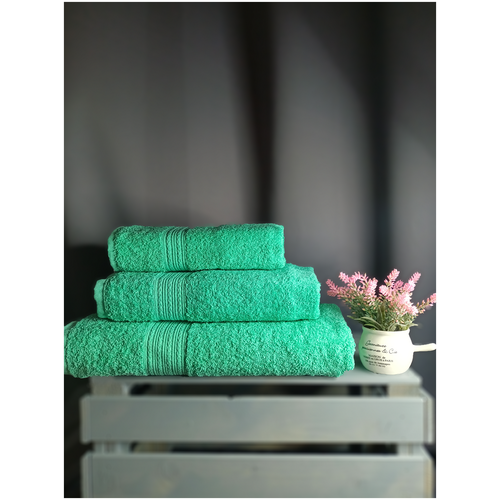 фото Хлопковые полотенца villsoff(светло-зелёный) villsoft
