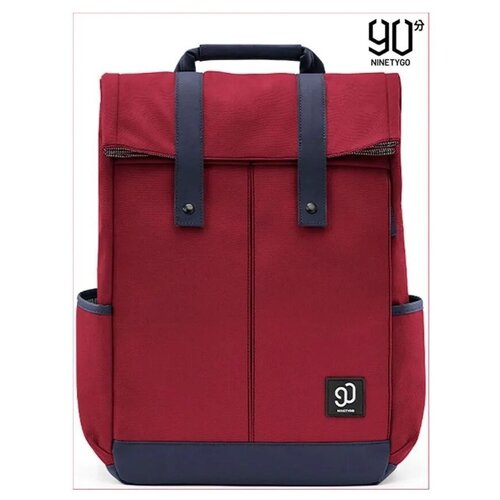 рюкзак xiaomi 90 points ninetygo btrip large capacity backpack чёрный Рюкзак Xiaomi 90 Points Ninetygo Vitality College Casual Backpack (красный)