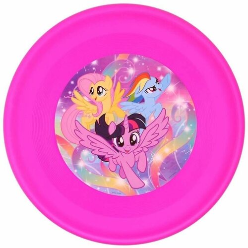 Бумеранги, летающие тарелки Hasbro Летающая тарелка My little pony, d=22,5 см тарелка nature 26 5 см