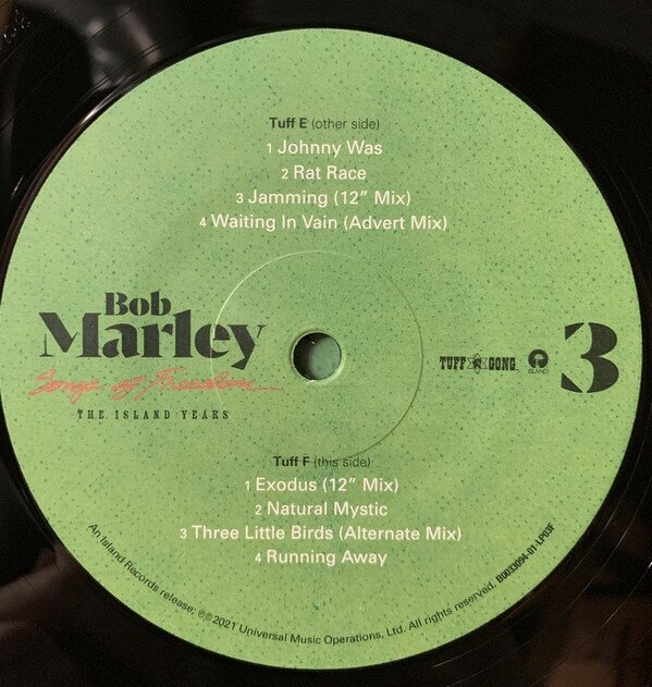 Bob Marley Bob Marley - Songs Of Freedom: The Island Years (limited, 6 LP) Universal Music - фото №7