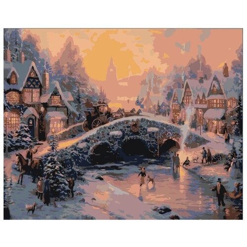 Картина по номерам Зимний вечер 40х50 см Hobby Home картина по номерам зимний вечер 40х50 см