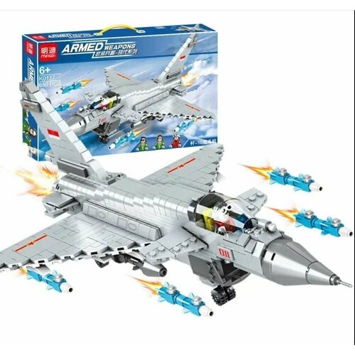 Конструктор MingDi Истребитель K0137 / 650 деталей