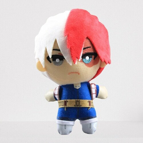 Брелок мягкая игрушка Моя геройская академия Шото Тодороки Shouto Todoroki 15 см anime my hero academia boku no hiro akademia shoto todoroki shouto white and red cosplay costume wig synthetic party wigs