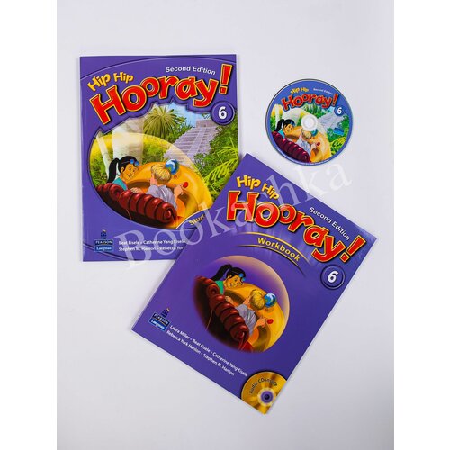 Комплект Hip Hip Hooray Level 6 Student book+Workbook+C