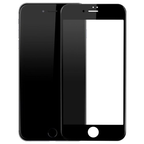 Стекло для защиты экрана смартфона iPhone 6/6S, черное