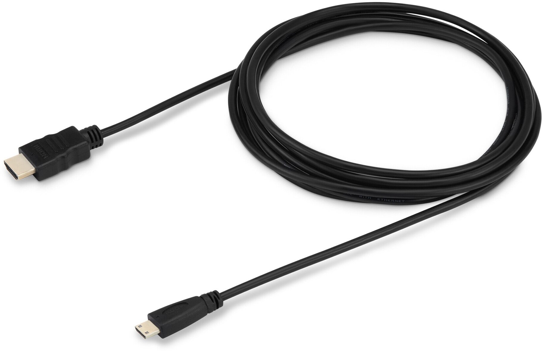 Кабель Buro BHP-MINHDMI-3 mini-HDMI (m)/HDMI (m), 3м. - фото №1