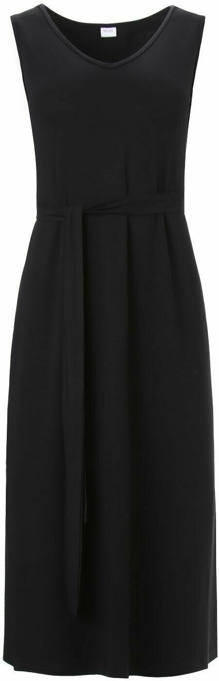 Сорочка женская (миди) MINAKU: Home collection цвет черный, размер 44 - фотография № 4