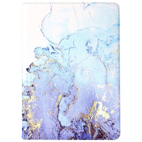 фото Чехол-книжка mypads для apple ipad (2019) 10.2 / apple ipad (2020) 10.2 с трансформацией в мульти-подставку тематика синий мрамор