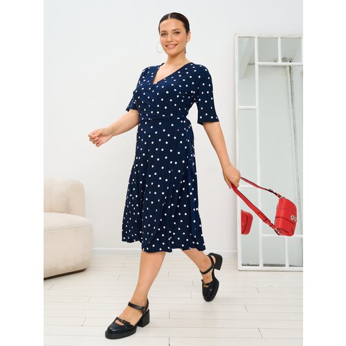 фото Платье maxroses, размер 54, синий