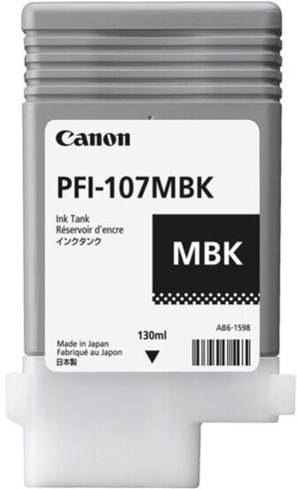 Картридж Canon Ink Tank PFI-107MBK Matte Black