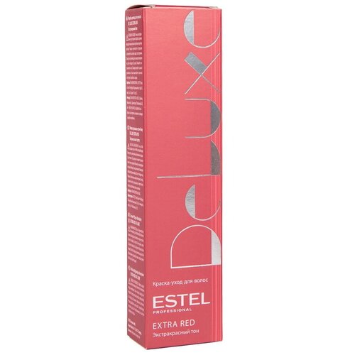 Купить ESTEL De Luxe Extra Red краска-уход для волос, 77/44 русый медный интенсивный, 60 мл