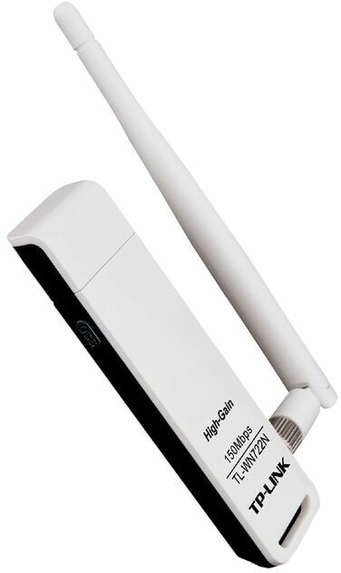 Сетевой адаптер Wi-Fi TP-Link TL-WN722N USB 2.0