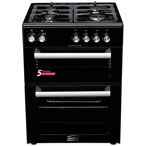 Комбинированная плита Simfer F66HB45016 черный 4758900₽