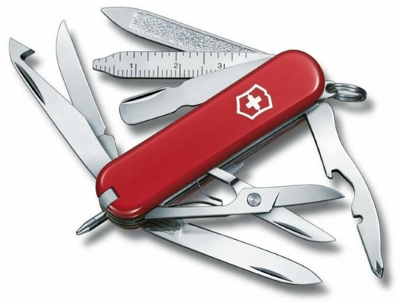 Нож перочинный Victorinox MiniChamp 0.6385 58мм 17функц. красный