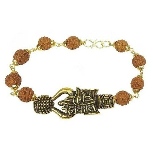 Браслет из рудракши в обрамлении, Шива