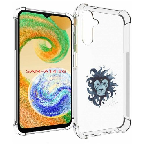 Чехол MyPads знак зодиака лев 5 для Samsung Galaxy A14 4G/ 5G задняя-панель-накладка-бампер