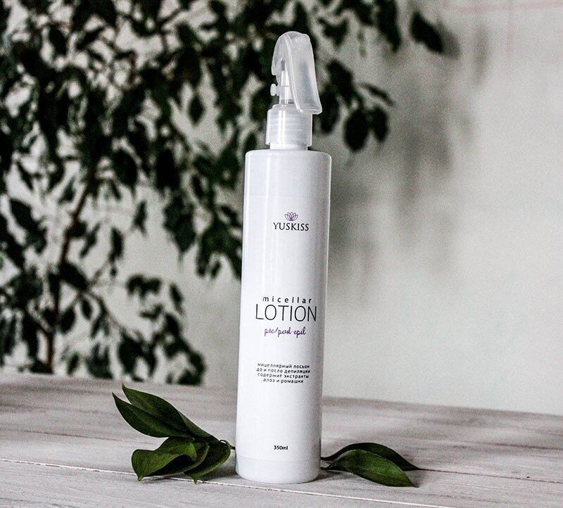 Мицеллярный лосьон до депиляции YUSKISS, 400 мл