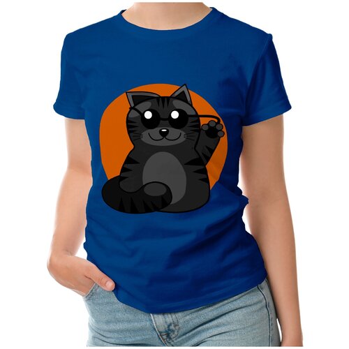 фото Футболка roly, размер m, синий