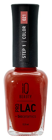 Лак гелевый для ногтей IQ BEAUTY PROLAC 021 Like Red lipstick, 12,5 мл