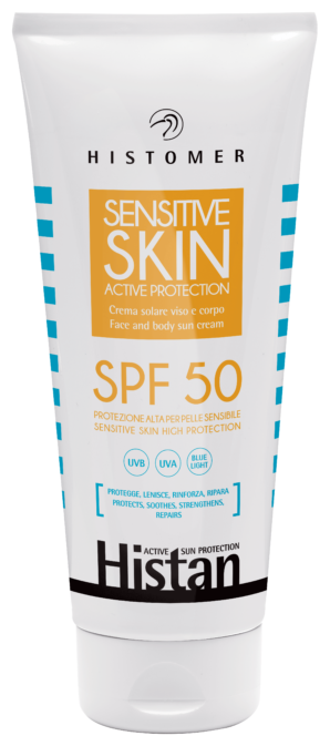 Histomer (Хистомер) Histan Sensitive Skin Active Protection SPF 50 / Солнцезащитный крем для чувствительной кожи SPF 50, 200 мл