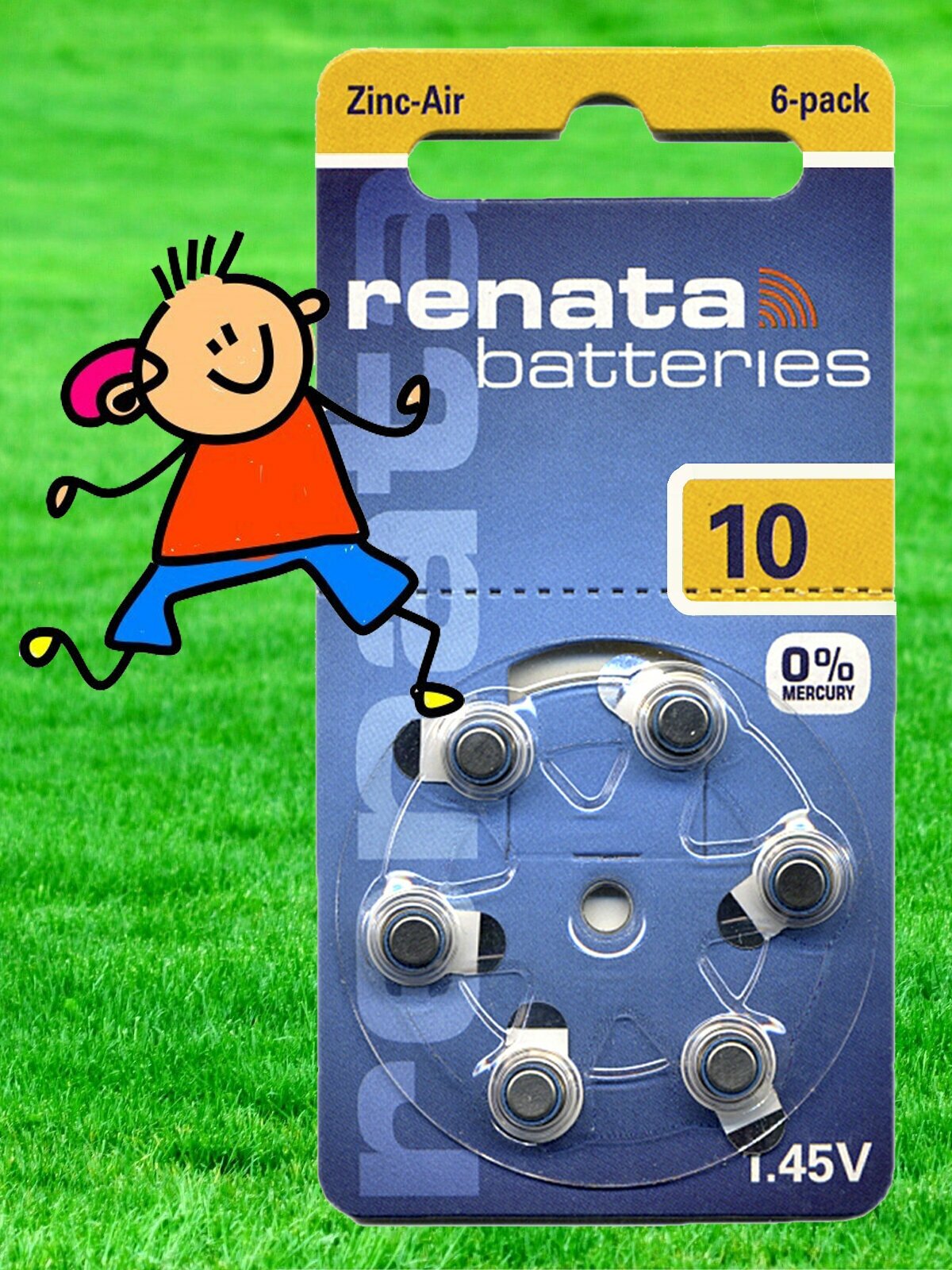 Батарейка Renata ZA10