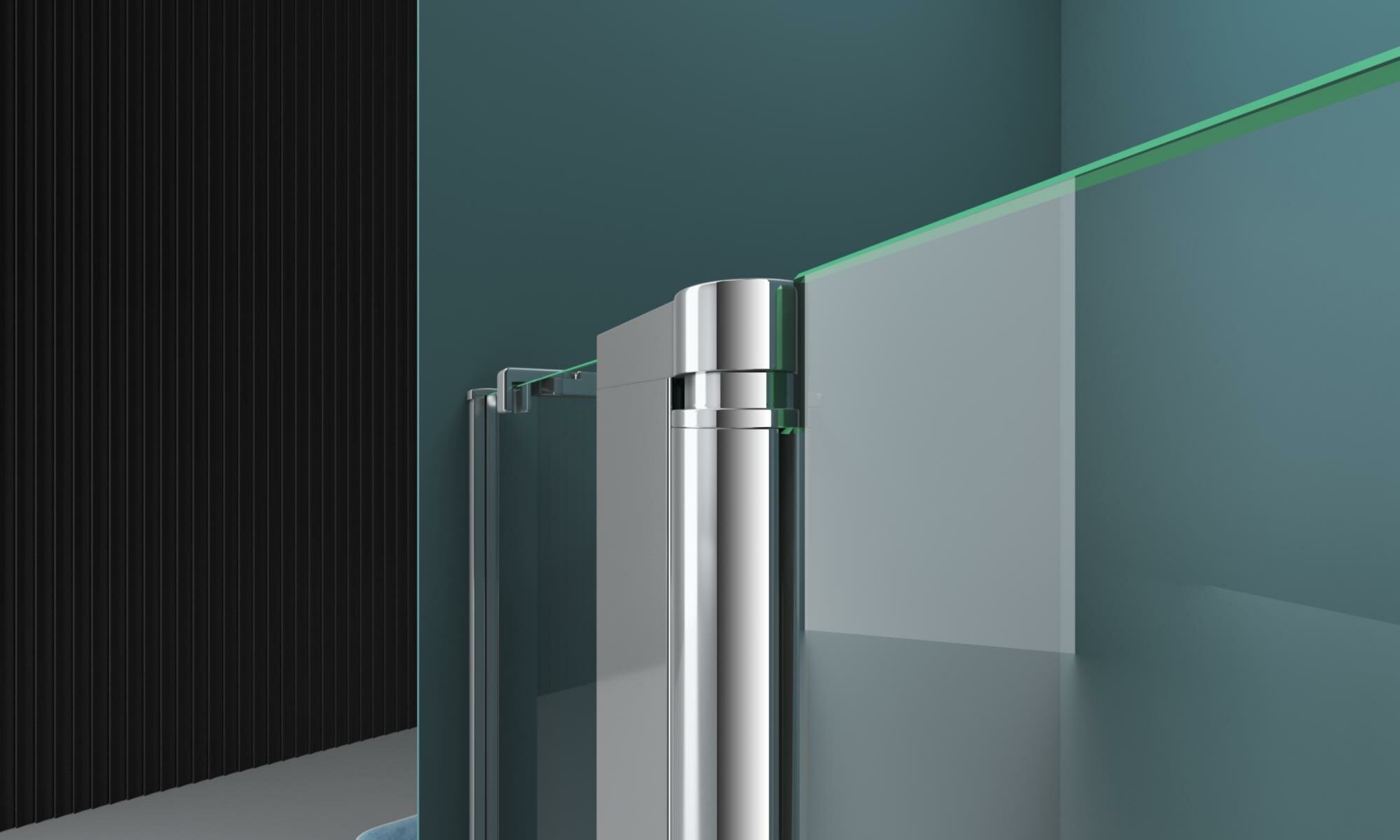 Душевая дверь в нишу BelBagno Etna B-12-60/30-C-Cr - фото №13