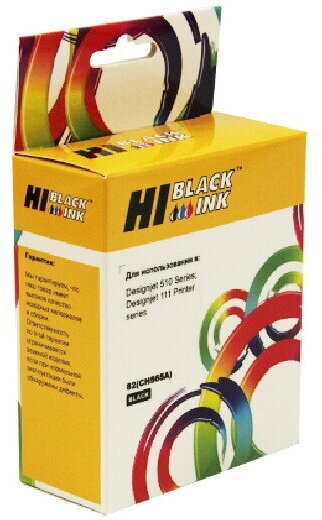 Картридж Hi-Black CH565A для HP DJ 510, №82, Bk, черный
