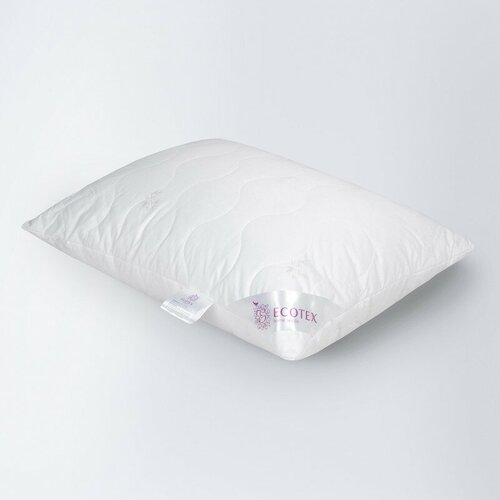 Подушка ECOTEX Бамбук Premium, ПБП, 50 х 70 см, высота 20 см белый