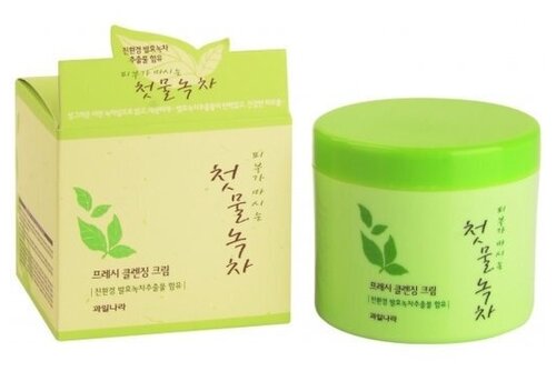 Крем для лица Green Tea Fresh Cleansing Cream, WELCOS, 8803348037224