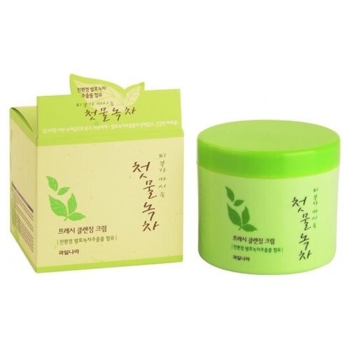 Крем для лица Green Tea Fresh Cleansing Cream, WELCOS, 8803348037224