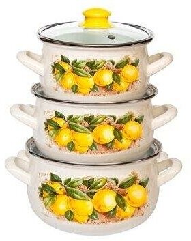 фото INTEROS Лимоны Набор 3-х предметный 15842