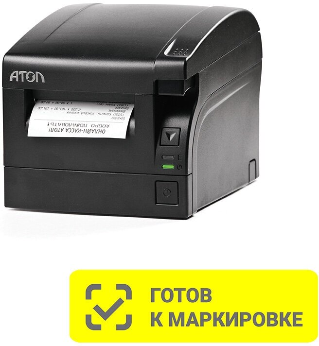 ККТ АТОЛ 77Ф. Черный. Без ФН. USB. RS-232. Ethernet. 5.0