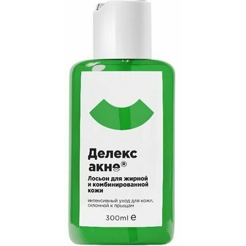 Лосьон для жирной и комбинированной кожи Делекс Акне 300мл