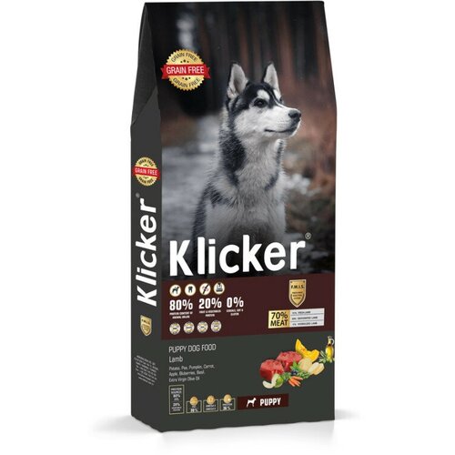 Klicker Puppy Dog Lamb сухой корм для щенков с ягненком - 1 кг