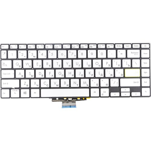 Клавиатура для Asus X413FA K413FA Серебро p/n: 90NB0RL4-R31US0 клавиатура для asus vivobook k413fa eb527t ноутбука с подсветкой